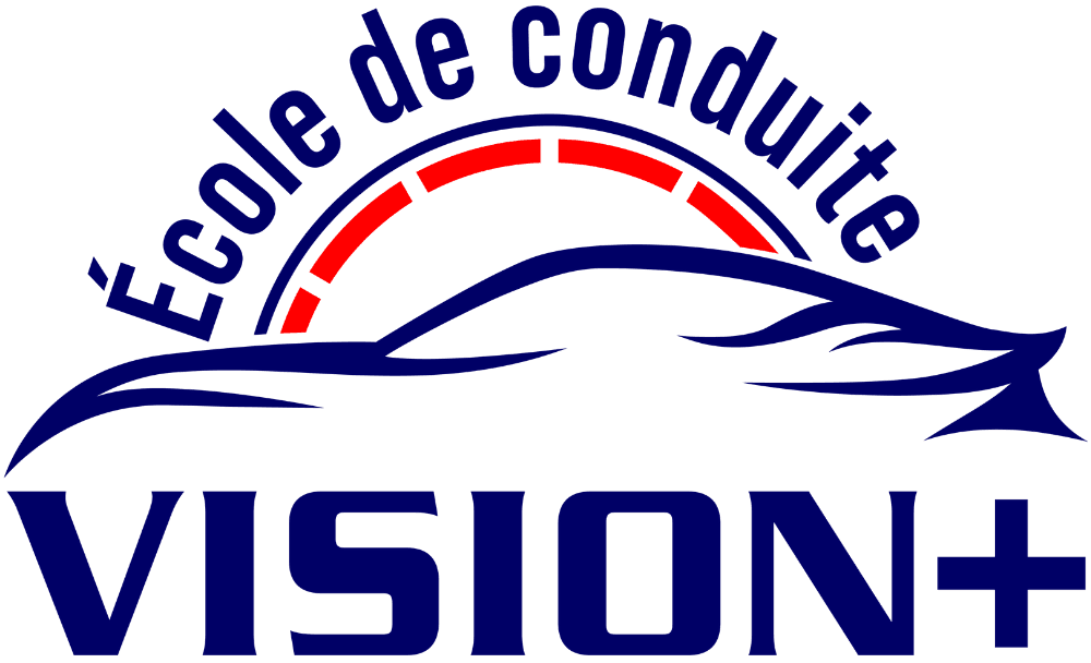 Logo de l'École de conduite Vision Plus — cours de conduite SAAQ à Laval et Rive-Nord